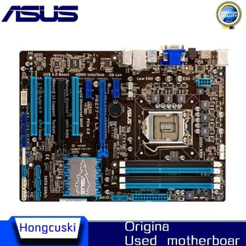 For Asus P8Z77-V LX Desktop Motherboard LGA 1155 DDR3 32GB USB3.0 for 22/32nm CPU Z77 motherboard
