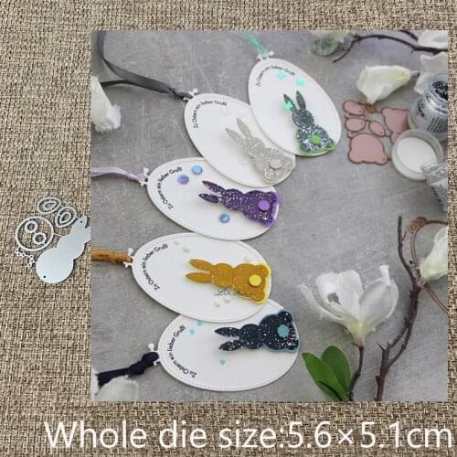 XLDesign Craft Metal Cutting Dies stencil mold Bunny butt decoration scrapbook Album Paper Card Craft Embossing die cuts