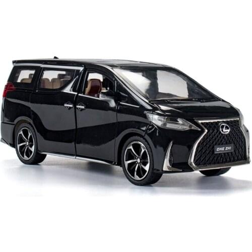 1:24 Lexus-MVP LM300H Car Model Alloy Car Die Cast Model Toy Car Kid Toy BirthdayChristmas Gifts Free Shipping