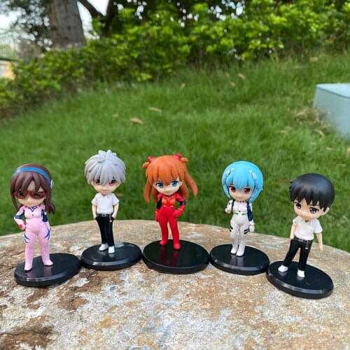 Neon Genesis Evangelion 5 Style Home Decor Doll Ayanami Asuka EVA Decoration Childrens Gift