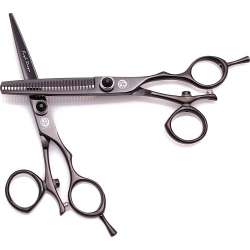 Hairdressing Scissors Swivel Thumb 5.5" 6" JP 440C Purple Dragon Hair Cutting Scissors Professional Barber Thinning Shears 9019