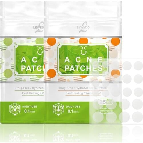 Sevich Acne Patch Artificial Skin Water Glue Acne Removal Pimple Blemish Spot Patch Invisible Stickers Facial Mask Skin Care