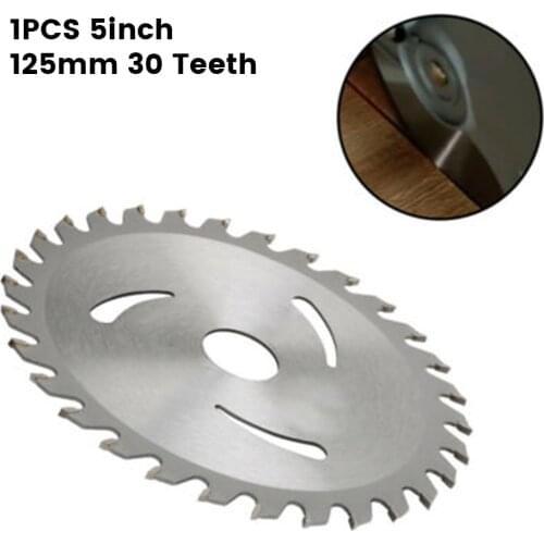 30Teeth Saw blade 20mm Bore Carbide Workshop Equipment 125mm Circular Saw Blade Cutting