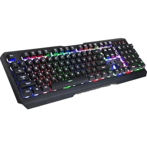 REDRAGON K506 CentAUR Mute silence 7-color rainbow backlit Full-size game keyboard with black number keyboard