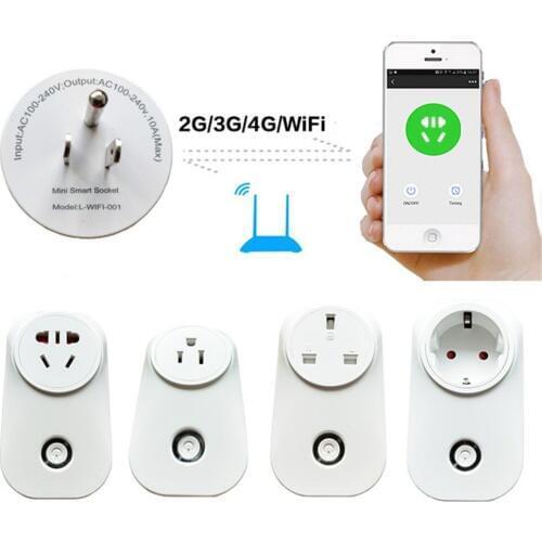 Smart Wifi Socket Plug Power Strip APP Wireless Remotely Control Remote Adaptor Interface Extension Home Electronics Appliances