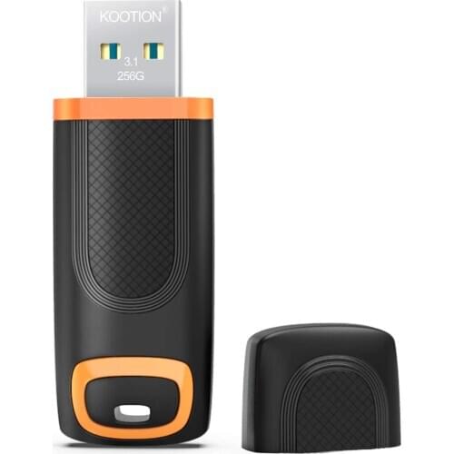 256GB USB Flash Drive, USB 3.1 Gen 2 Flash Drive High Speed Thumb Drive Data Storage Memory Stick Jump Drive - 256GB, Orange