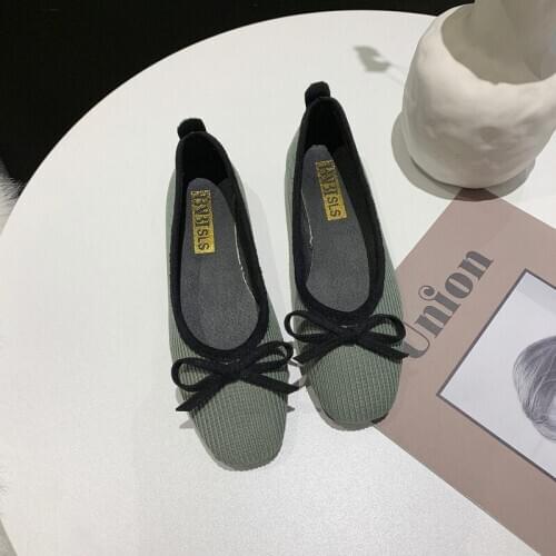 2020 Women Flats Slip On Solid Color Simplicity Flat Shoes Ballet Flats Loafers Boat Shoes New Wild Ladies Shoes Female W38-68