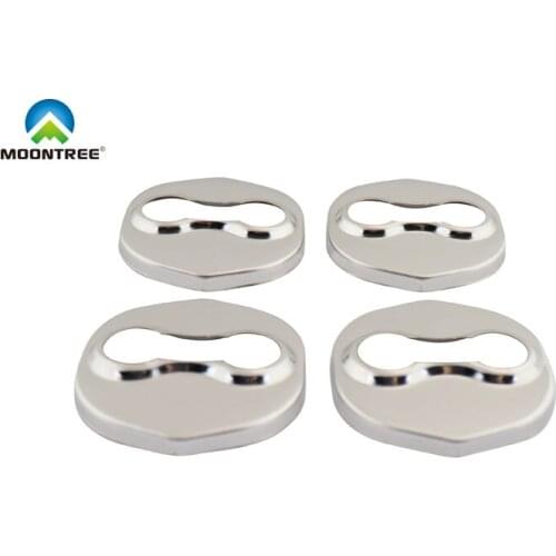 4 x Silver for Kia Rio Forte Optima Koup Cadenza Car Door Lock Cover case sticker