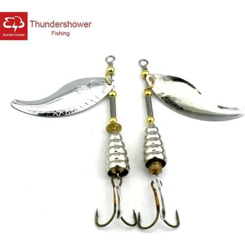 5pcs Spoon Fishing Lures 8.7cm 10g Hard Fishing Spoon Lure Metal Artificial Fishing Bait Spinnerbait Metal Blades Fishing Tackle