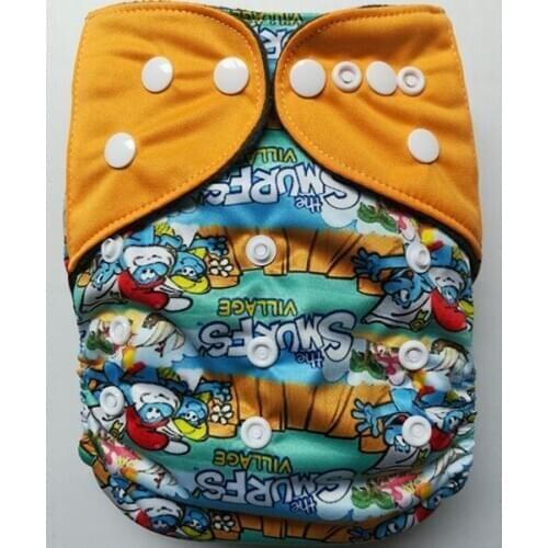 6pcs naughty Baby Cloth Diapers Reusable Washable Pocket Nappies +6 Bamboo Inserts Free Shipping