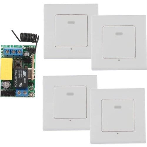 AC 220V Wireless Remote Control Switch Receiver Remote Transmitter Hall Bedroom Ceiling Lights Wall Lamps Wireless TX