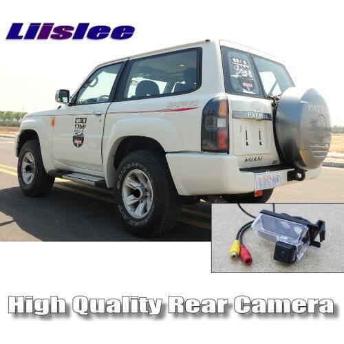 LiisLee Car Reversing image Camera For Nissan Patrol Y61 Patrol 4WD Super Safari Night Vision HD Dedicated Rear View back CAM