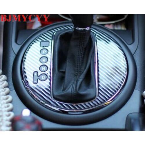 BJMYCYY Automobile automatic transmission panel team sports stickers for KIA SPORTAGE R 2012 2013