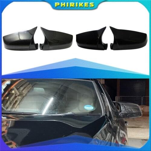 E60 LCI Real Carbon Fiber Car Side Rearview Mirror Cover 51167187431 51167187432 for BMW F10 F11 E61 F01 F02 E63 E64 F12 F13