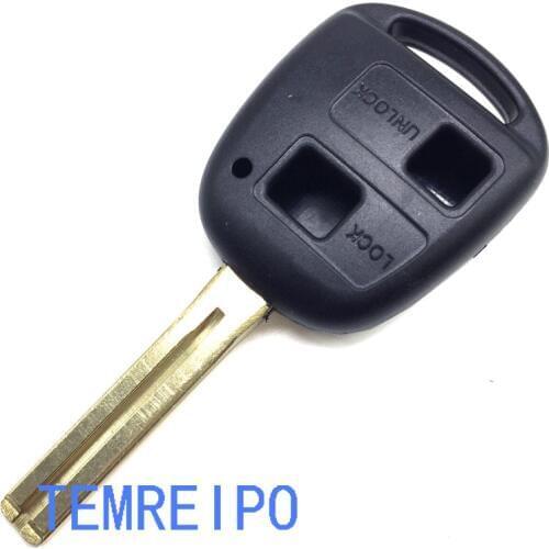 20pcs/lot for Lexus Remote Key Shell 2 Button Key Case Fob Blade TOY48 for RX300 LS400 GX460 GX470 SC430 GS300 GS450H RX330