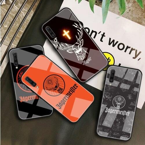 Jagermeister logo Tempered Glass Case For Samsung Galaxy A10S A10E A20S A20E A30S A40 A50S A60 A70 A80 A90 A6 A7 A8 Shell