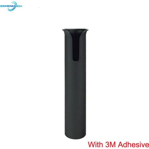 Black Fishing Rod Holder With Cap Cover Gasket For Kayak Boat Canoe Marine Yacht Stand For Fishing Rod Rack Pesca Angling Tackle