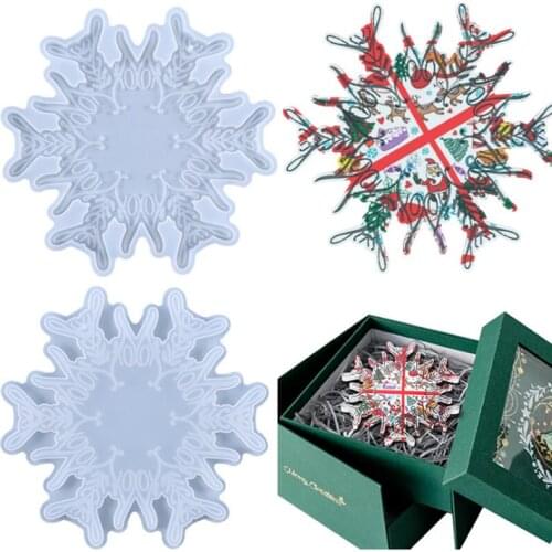 Crystal Epoxy Resin Cup Mold Handmade Snowflake Coaster Silicone Mold Petal Lace Coaster Silicone Mold For Resin