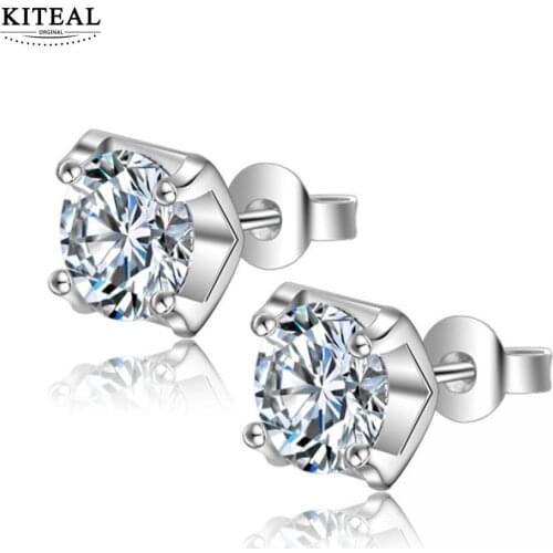 Kiteal fashion jewelry simple style cute women earings Korean version of the heart-shaped stud earrings