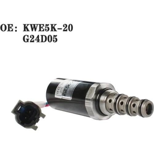 Rotary solenoid valve for Kato excavator 820 Rotary solenoid valve G24D05 8103, KWE5K-20 G24D05 Made in China