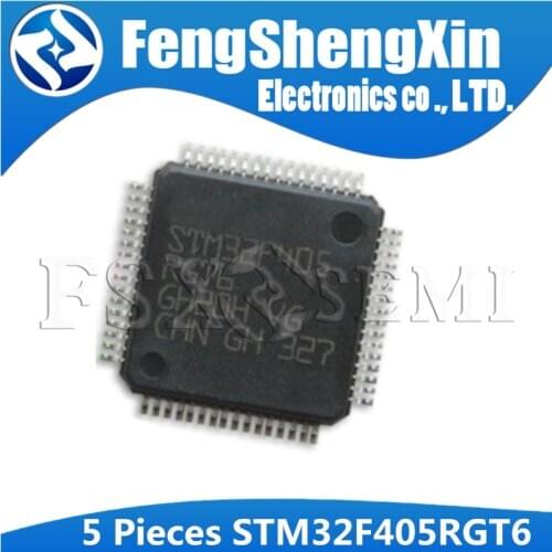 5pcs/lot STM32F405RGT6 QFP64 STM32F405 QFP 32F405RGT6 ARM micro controller single-chip microcomputer Chip