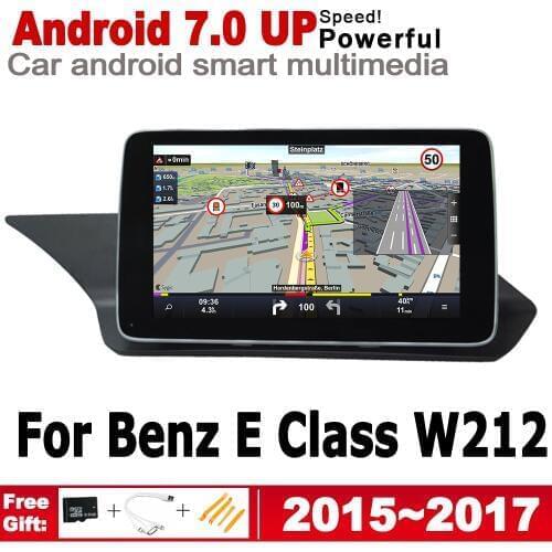 For Mecerdes Benz E W212 2015 2016 2017 NTG D Screen Android Car GPS Navi Stereo Original Style Multimedia Player 2 Din Radio