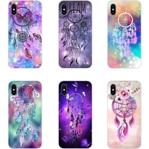 For Samsung Galaxy A3 A5 A7 J1 J2 J3 J5 J7 2015 2016 2017 Dreamcatcher Dream catcher Patterns Flower Soft Transparent Skin Cover