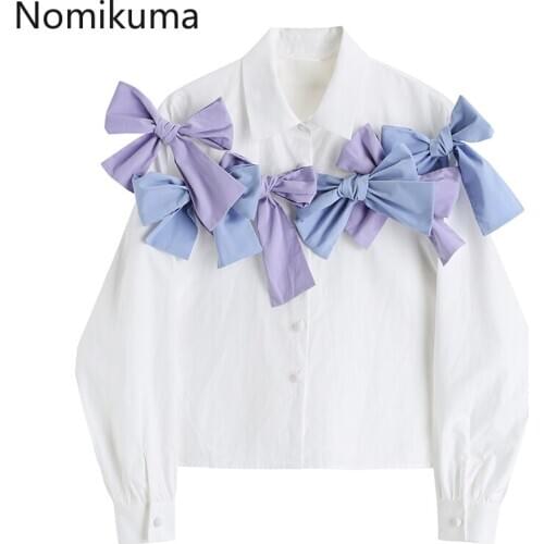 Блузки с бантом Nomikuma China At AliExpress