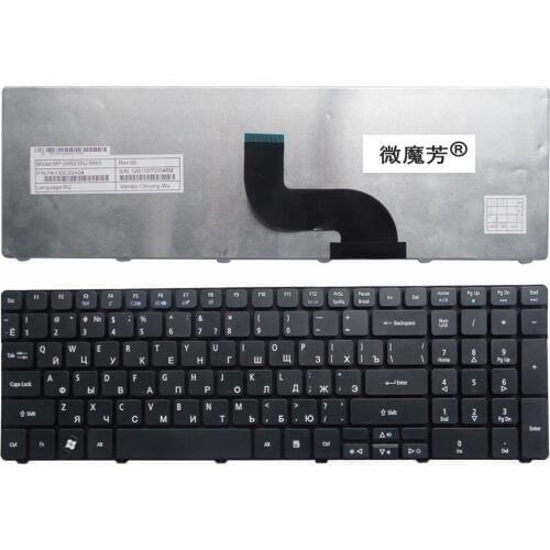 Ru For ACER 5810T 5810TG AS5810T 5820TG 5552G 5253 FOR Aspire 7751G 8935 8935g 8940g 5410 5810 Laptop Keyboard New Black Russian