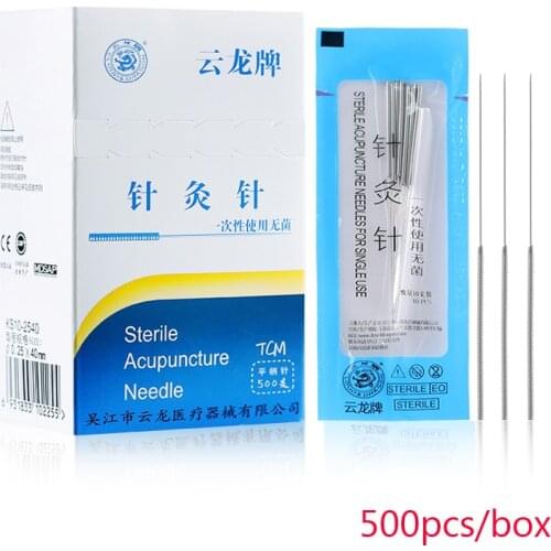 New Beauty needle yunlong sterile acupuncture needle disposable acupuncture massage needles 500pcs/box