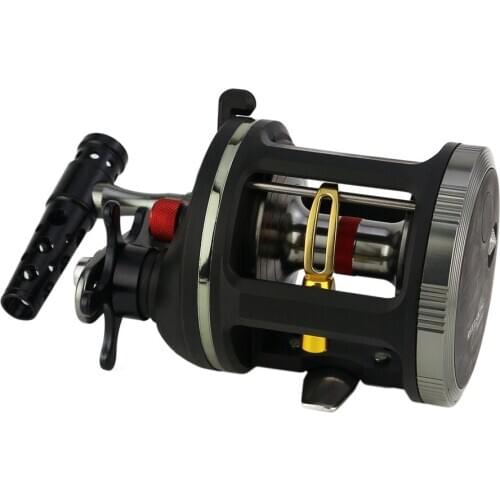 New Saltwater Fishing Reel Cast Drum Wheel Bait Casting Reel Max Drag 28kg 14+1 Bearing Aluminum Alloy Sea Boat Fishing Reel