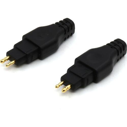 Pair Headphone headset Plug DIY Upgrade adapter for HD580,HD600,HD650 Headphone plug