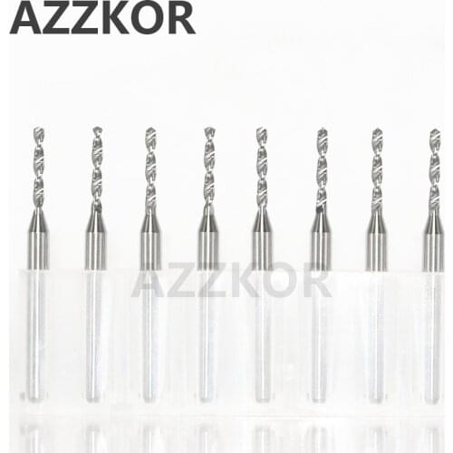 Precision Pcb Bit Tungsten Steel Alloy Micro Drill Machine Electric Line Tool Drilling Twist Small Diameter Metal 0.2-3.175 1pcs