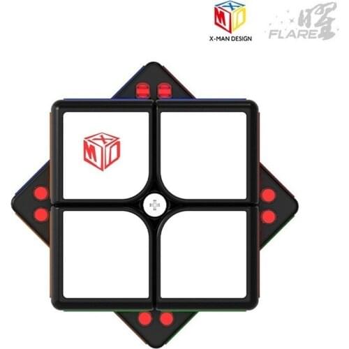 QiYi XMD Yao 2x2 Magnetic Magic Cubes MoFangGe X-Man 2x2x2 Cube Professional Speed Cube Educational Toys For Children Gift