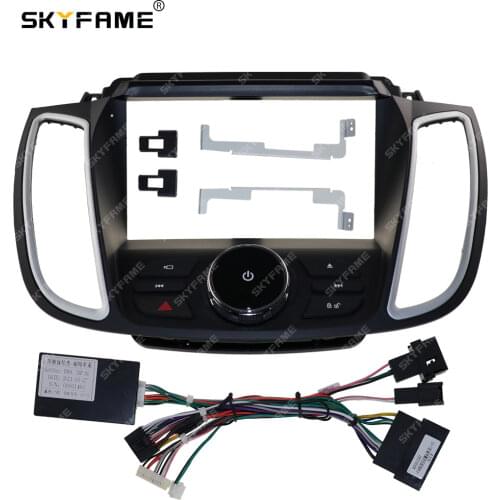 SKYFAME Car Radio Fascia Cable CANBUS For FORD Ford Kuga 2 Ford Escape 3 2012-2019 Android Dashboard Kit Face Plate fascia
