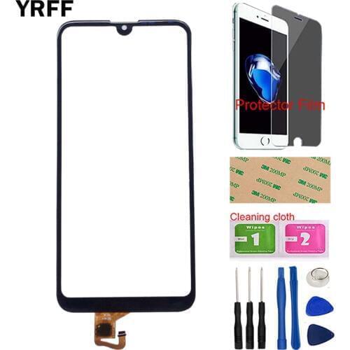 Touch Screen Panel For Huawei Y7 Pro 2019 / Y7 2019 / Y7 Prime 2019 Touch Screen Digitizer Glass Panel Sensor Protector Film