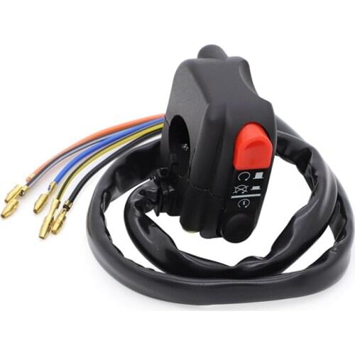 Universal Start Stop Kill Switch with Starter Button Handlebar Mount On Off Button for Motorcycle ATV Electronic Components Supp