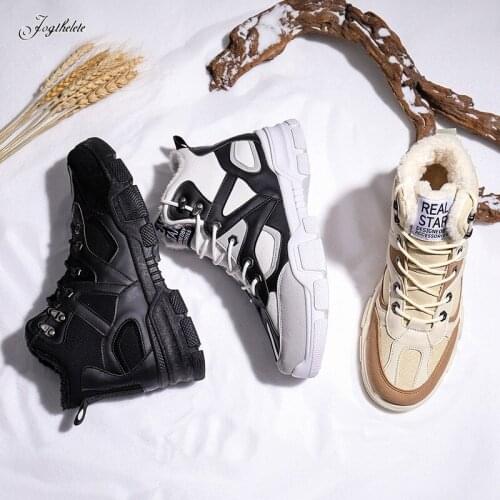 Jogthelete 2020 New Mens Lace Up Martin Boots British Style Round Toe Men High Shoes Fashion Non-slip Motorcycle Boots 7zX003