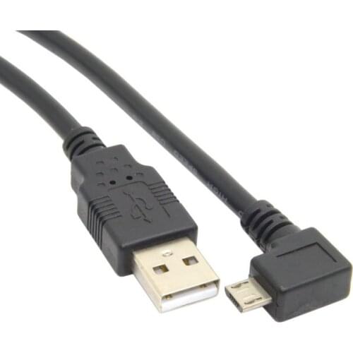 1m 1.5m Micro USB Andriod mobile phone cable 90 Degree right angled Micro usb