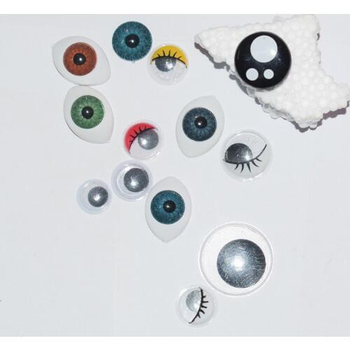 30pcs plastic toy eye baby anime Action figure Model Home Cake Decoration baby toys diy toy Dolls accessories kids