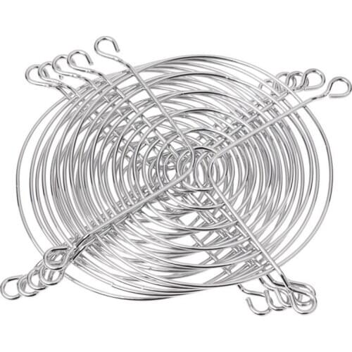 5 Pcs 90 x 90mm Cooling Fan Grill Metal Wire Finger Guards