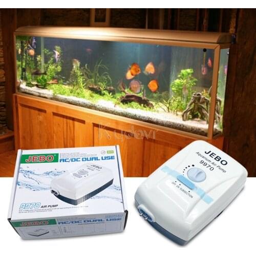 Aquarium Double Head Mute Air Compressor Two Port Fish Tank Oxygen Pump Single Electric Pet Bowl Water Oxygen Gas Pump