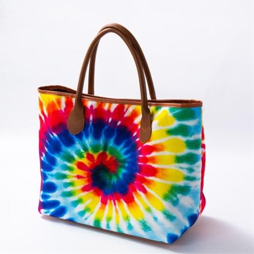 Black and White Plaid Bag Black and Red Leopard Sunflower One-shoulder Bag Weekend Travel Bag Euramerican Tote bag Set