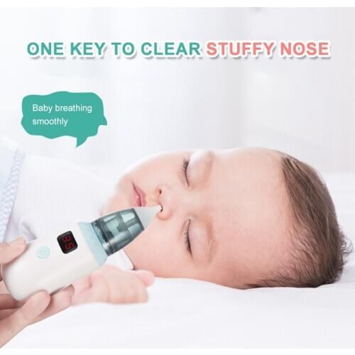 Baby Nasal Aspirator Electric Nose Cleaner Newborn Baby care Sucker Cleaner Sniffling Equipment Safe Hygienic Nose Aspirator Kid