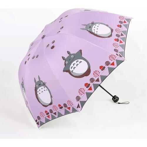 Children Umbrella Anime My Neighbor Totoro Cute Daily Folding Umbrella Cosplay Collection Kids Cartoon Dragon Cat Umbrella