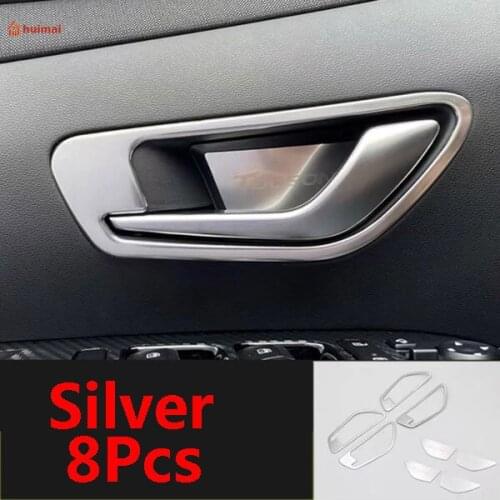 For Hyundai Tucson NX4 2021 Car Inner Door Bowl Handle Patch Stainless Steel Door Wrist Clasp Decorative Stickers Accessories