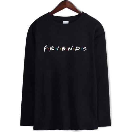 Friends Ill Be There for You T Shirt 100% Cotton Men/Women Long Sleeve T-shirt TV Play Casual Plus Size Tshirt Tops Tee Clothes