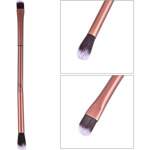 1Pcs Double Head Eyeshadow Make Up Brush Professional Cosmetics Multifunctional Shadow Eyebrow Eyelash Beauty Makeup Tools