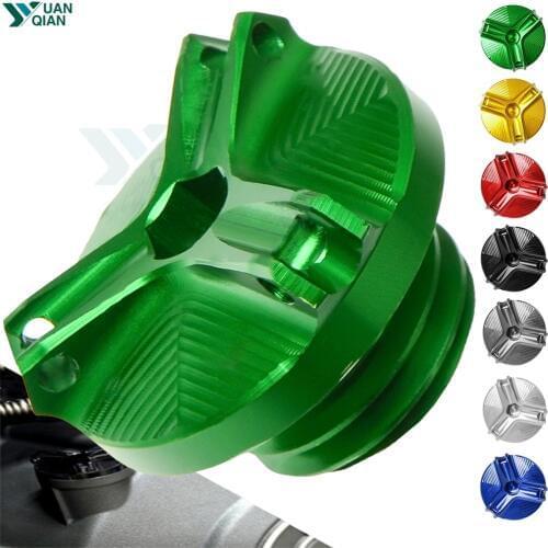 For Kawasaki Z650 Z 650 z650 z 650 Motorcycle M20*2.5 Engine Oil Filter Cup Plug Cover Screw moto accessories