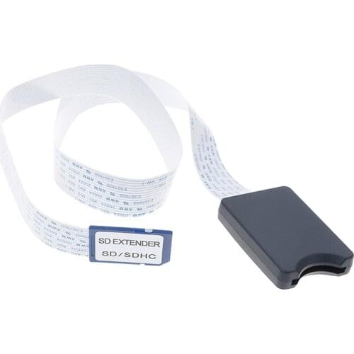 New 48cm TF micro sdcard to sd/sdhc card flex extension adapter cable for car GPS TV Card Reader Extension Adapter Cable